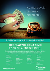 Letak - auto olupine